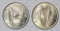 Irland 2/6 (Halfcrown) Hunting horse -