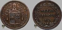 Vatican ½ Baiocco Pope Gregory XVI -