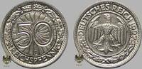 Weimarer Republik 50 Reichspfennig Currency issue -