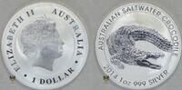 Australien 1 Dollar Queen Elizabeth II - Crocodile -