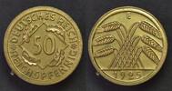 Weimarer Republik 50 Reichspfennig Currency issue -