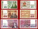 Irland Central Bank Satz £1 + £5 + £10 = £16 -