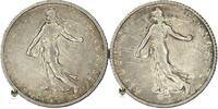 Frankreich Lot 1 Franc -