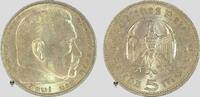Drittes Reich 5 RM Hindenburg without Swastika -