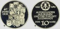 DDR - German Democratic Republik 10 Mark 40 years of GDR -