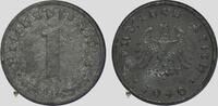 Alliierte Besatzung 1 Pfg 1946-F Kursmünze vz, wenig Korrosion 49,50 EUR  + 10,00 EUR frais d'envoi