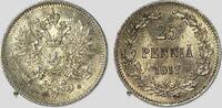 Finnland 25 Pennia Tzar Nikolaus II -