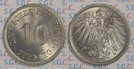 Kaiserreich 10 pfg 1893 A Currency Coin, Large Eagle Stgl. fein, winzigs... 95,00 EUR  + 10,00 EUR frais d'envoi