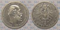 Kaiserreich, Mecklenburg-Schwerin 2 RM Grans Duke Friedrich Franz II -