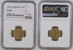 Weimarer Republik 10 Reichspfennig Brass currency issue -