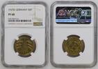 Weimarer Republik 50 Reichspfennig Brass currency issue -