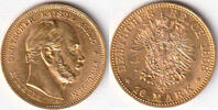 Deutschland, 10 Mark, 1888, Kaiserreich, Preussen, K&ouml;nigreich, Wilhelm I... 770,00 EUR  + 10,00 EUR frais d'envoi