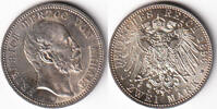 Deutschland, 2 Mark, 1896, Kaiserreich, Anhalt, Herzogtum, Friedrich I.,... 1020,00 EUR  + 10,00 EUR frais d'envoi