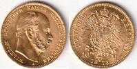 Deutschland, 10 Mark, Kaiserreich, Preussen, Königreich,Wilhelm I., 1861-1888, -