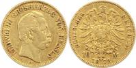 Hessen 10 Mark Gold 1872 H Ludwig III. 1848-1877. sehr schön 570,00 EUR prix TTC + 10,00 EUR frais d'envoi