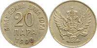 Montenegro 20 Para Nikolaus I. 1860-1910-1918. -