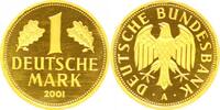Bundesrepublik Deutschland 1 Goldmark Gold 2001 A BRD. In Kapsel, Stempe... 1300,00 EUR  + 10,00 EUR frais d'envoi
