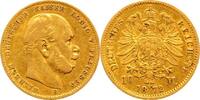 Preußen 10 Mark Gold Wilhelm I. 1861-1888. -