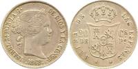 Philippinen 20 Centavos Spanisch bis 1898. -