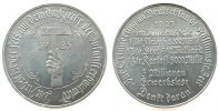 Weimarer Republik Medaille Aluminium Notzeit, zur Erinnerung an Deutschlands schlimmste Zeit, 38 MM, kleine Randfehler -