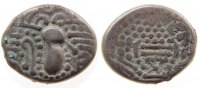 Indien IPS Drachme Ag Sassasinen, Saurashtra u. Gujarat, stil.Büste / stil. Feueraltar -
