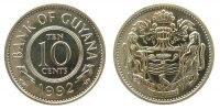 Guyana 10 Cent KN Schön 3 -