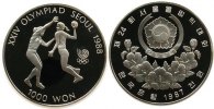 Korea Süd 1000 Won KN Olympiade Basketball -