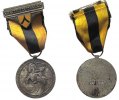 Schützen tragbare Medaille Weismetall Worb - Kranzauszeichnung, Emmentalisches Landesschießen - WORB 1955, Medaille ca. 40 MM -