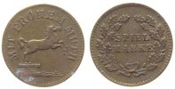 Jetons & Notgeld Spielmarke Bronze Mit frohem Muth, ca. 17,5 MM -