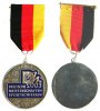 Schützen nach 1945 Teilnehmermedaille am Band -- Deutsche Meisterschaften - Sportschießen, ca. 40 MM -