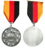 Schützen nach 1945 Teilnehmermedaille am Band -- Deutsche Meisterschaften - Sportschießen, ca. 40 MM -
