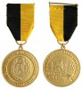 Schützen nach 1945 Medaille am Band -- Pfälzischer Sportschützenbund - 50 Jahre Wiedergründung, Hambachfest, ca. 41 MM -