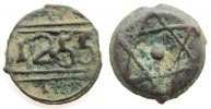 Marokko 1 Falus Br Moulay Abd al-Rahman, ohne Münzstätte, AH1255 -