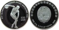 Korea Nord 500 Won Ag Olympiade Diskuswerfer -