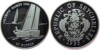 Seychellen 25 Rupien Ag Olympiade Segeln -