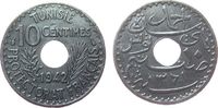 Tunesien Franz. 10 Centimes Zink Ahmed, Bey (1929-1942), Gad.117, Schrötlingsrisse, etwas gereinigt -