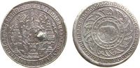 Thailand 1/16 Baht Ag Rama IV, 1851-68, kleine Lötspur, Elefant -