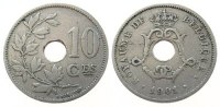 Belgien 10 Centimes KN Leopold II, Belgique -