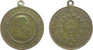 Sport tragbare Medaille Messing Jahn - Erinnerung an das Turnfest, ca. 29 MM, Randstöße -