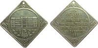 Städte tragbare Klippe -- Chemnitz - 50. Jahrestag Königl. Technische Staatslehranstalten, Gebäude / Schrift, unsigniert, ca. 27,5 MM, ca. 10,38 Gramm, -