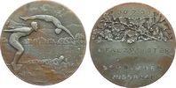 Sport Medaille Bronze Mussbach - Pfalzmeister im Schwimmen, ca. 40,5 MM, discoloriert -