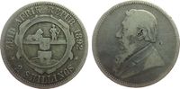 Südafrika 2 Shilling Ag Zuid Afrikaansche Republik -