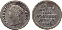 Großbritannien Miniaturmedaille -- Victoria - Königin von England, Büste nach links / Mehrzeiler, ca. 10,5 MM, ca. 0.64 Gramm -