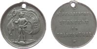 Sport Medaille Zinn Frankenthal - auf das 4. pfälzische Turnfest, ca. 31,5 MM, entfernte Öse, gelocht -