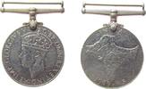 Indien tragbare Medaille KN Georg VI - Indien 1939 - 1945, ca. 36 MM -