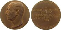 Belgien Medaille Bronze Delchevalerie Charles - La Vie Wallonne, Schrifsteller, v. Georges Petit, ca. 50 MM -