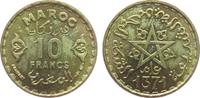 Marokko 10 Francs AlBr AH1370 -