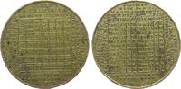 Kalendermedaille Kalendermedaille Bronze Kempson & Son - Birmingham, ca. 39,4 MM, etwas fleckig, kleine Randstöße -