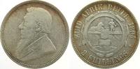 Südafrika 2 Shilling Ag Paul Kruger, Zuid Afrikaansche Republik -