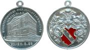 Städte tragbare Medaille Aluminium Bensheim - Hessen, auf die Wiedersehensfeier ehemaliger Schüler des Gymnasiums, Signatur: J.u.T., ca. 33,5 MM, Farbe i -